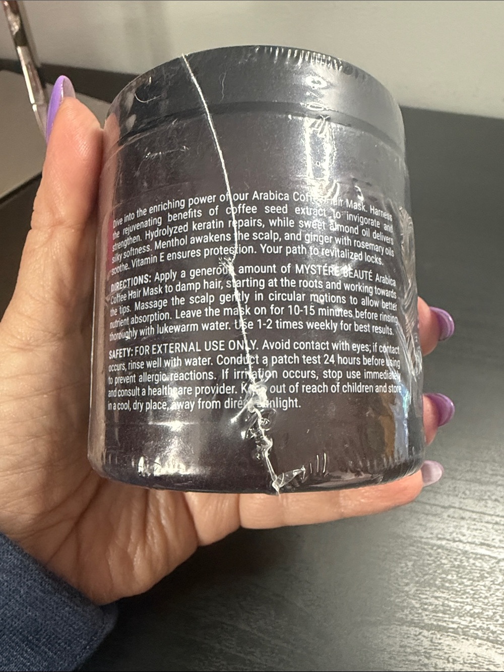 Mystère Beauté NWT Arabica Coffee Hair Mask - Picture 6 of 6